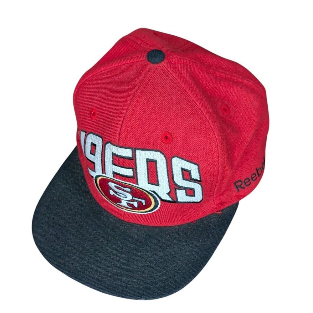 Vintage Reebok Team Apparel San Francisco 49ers NFL Adjustable Snapback Hat Cap